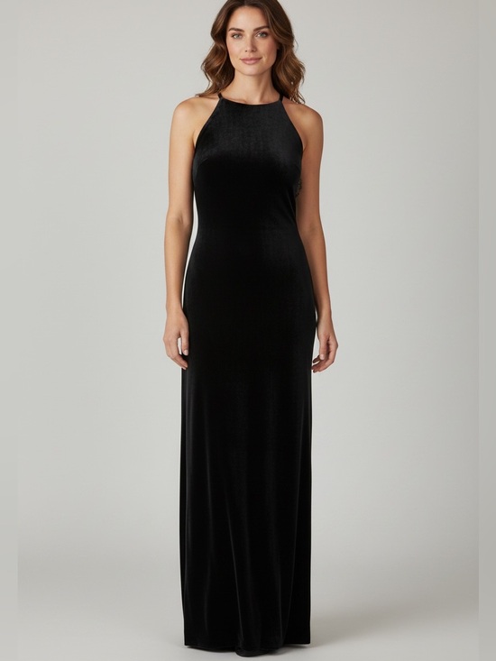 Laundry By Shelli Segal Dresses & Skirts - Laundry By Shelli Segal Black Velvet Dress Size 6